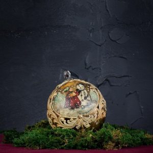 Palla di Natale in vetro di Murano - Dolce di Natale