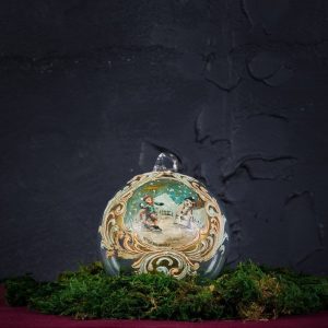 Palla di Natale in vetro di Murano - Ghirlanda di Natale