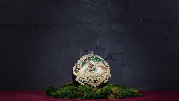 Palla di Natale in vetro di Murano - Mercatino di Natale