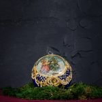 Palla di Natale in vetro di Murano - Pupazzo di Neve