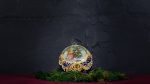 Palla di Natale in vetro di Murano - Pupazzo di Neve