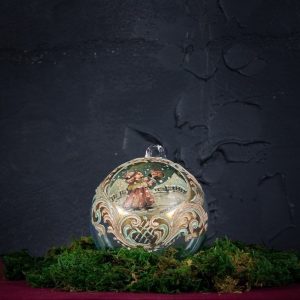 Palla di Natale in vetro di Murano - Tanti Auguri