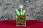 Pastel Violet Calla Flower Glass - Image 2