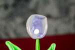 Pastel Violet Calla Flower Glass - Image 3