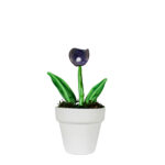 Pastel Violet Calla Flower Murano
